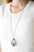 Load image into Gallery viewer, Stop, TEARDROP, And Roll - Green Necklace
