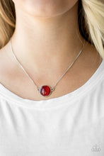 Load image into Gallery viewer, Rose-Colored Glasses - Red Necklace
