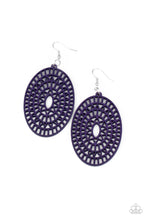 Load image into Gallery viewer, Tropical Retreat - Purple Earring
