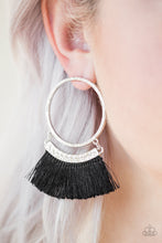 Load image into Gallery viewer, This Is Sparta - Black Post Earrings
