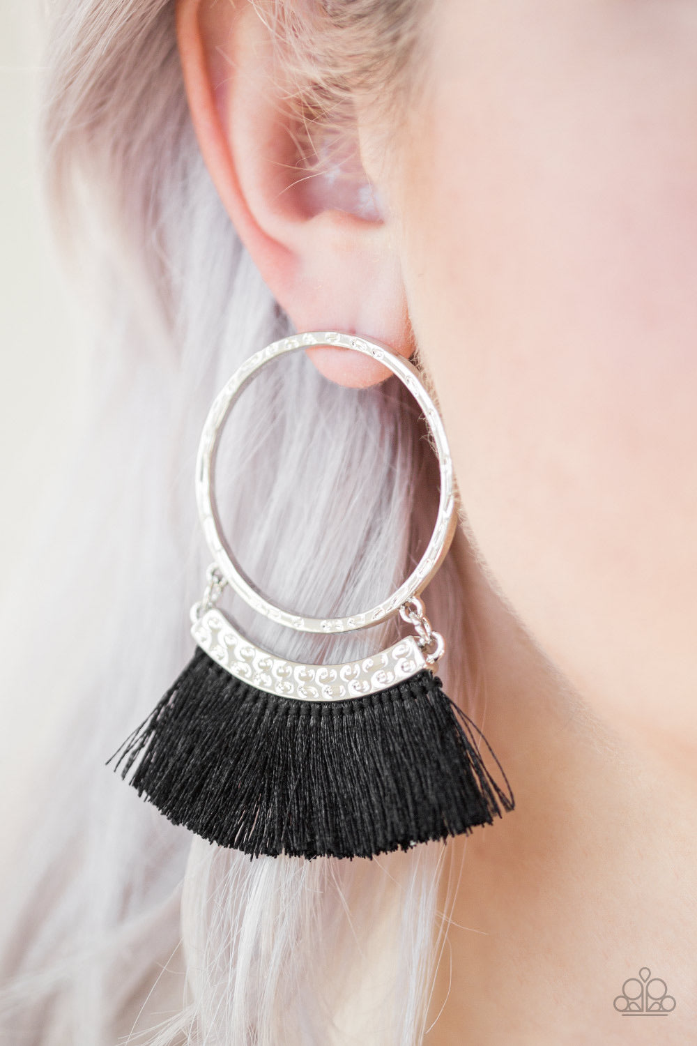 This Is Sparta - Black Post Earrings