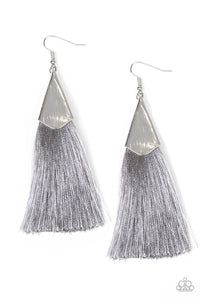 In Full PLUME - Silver Earring