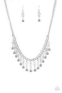 Pageant Queen - White Necklace