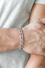 Load image into Gallery viewer, Goalpost - Silver Urban Bracelet
