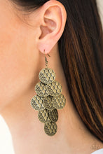 Load image into Gallery viewer, The Party Animal - Brass Earrings
