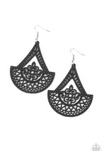 Load image into Gallery viewer, Tiki Sunrise - Black Earrings
