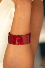 Load image into Gallery viewer, Glaze Over - Red Bracelet
