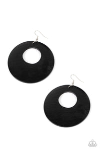 Island Hop - Black Earring