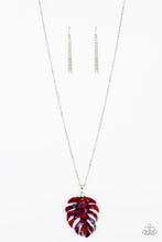 Load image into Gallery viewer, Prismatic Palms - Red Necklace
