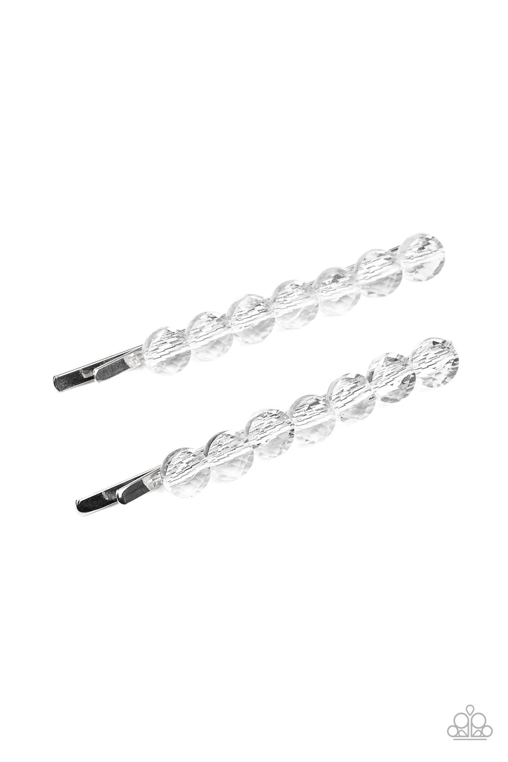 Easy On The Hairspray - White Hair Clip
