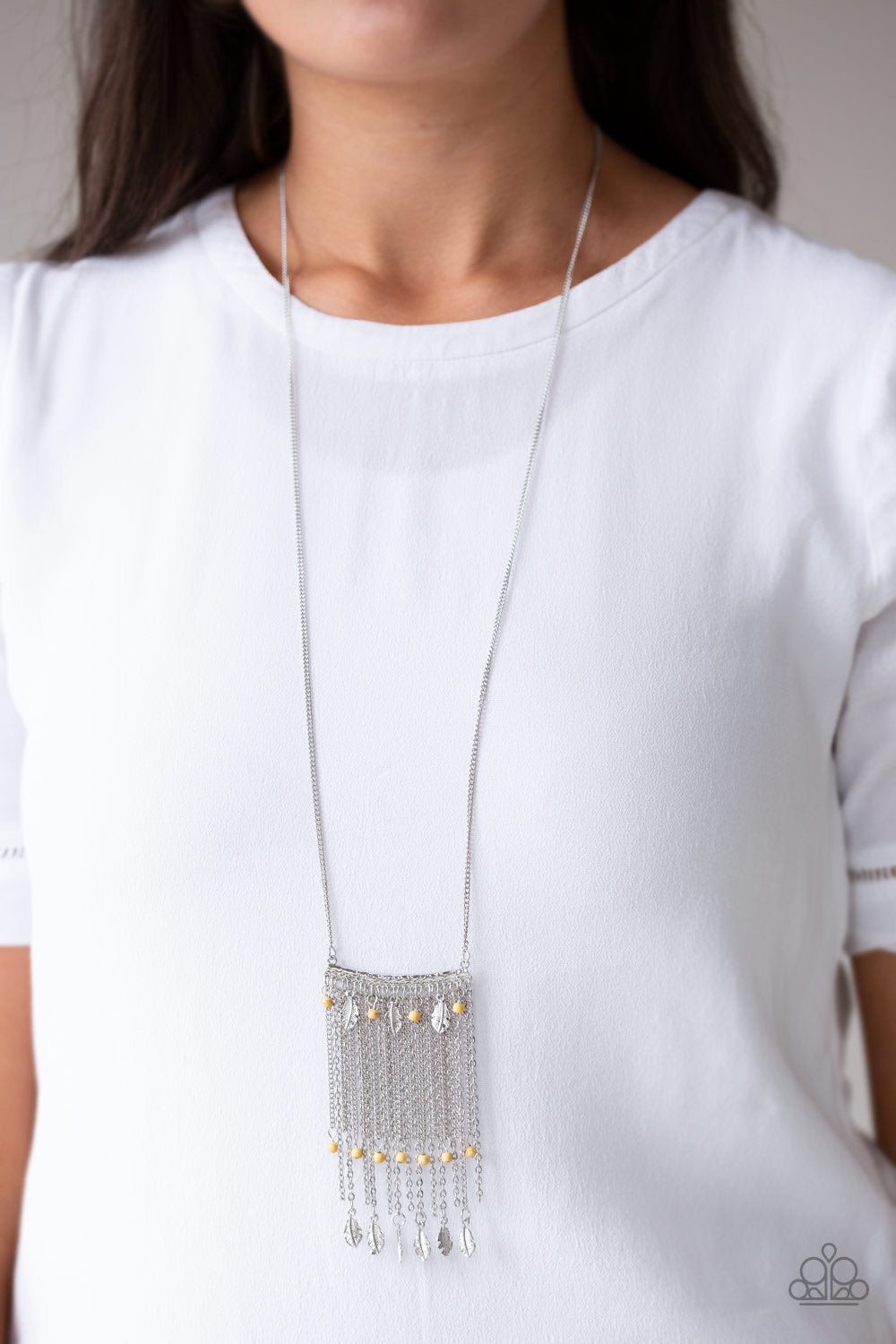 On The Fly - Yellow Necklace