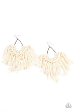 Load image into Gallery viewer, Wanna Piece of MACRAME? - White Earring
