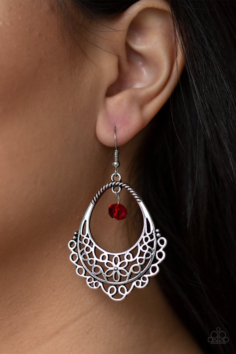 Garden Society - Red Earring