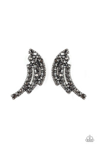 Wing Bling - Silver Earrings