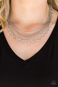 Intensely Industrial - Brown Necklace