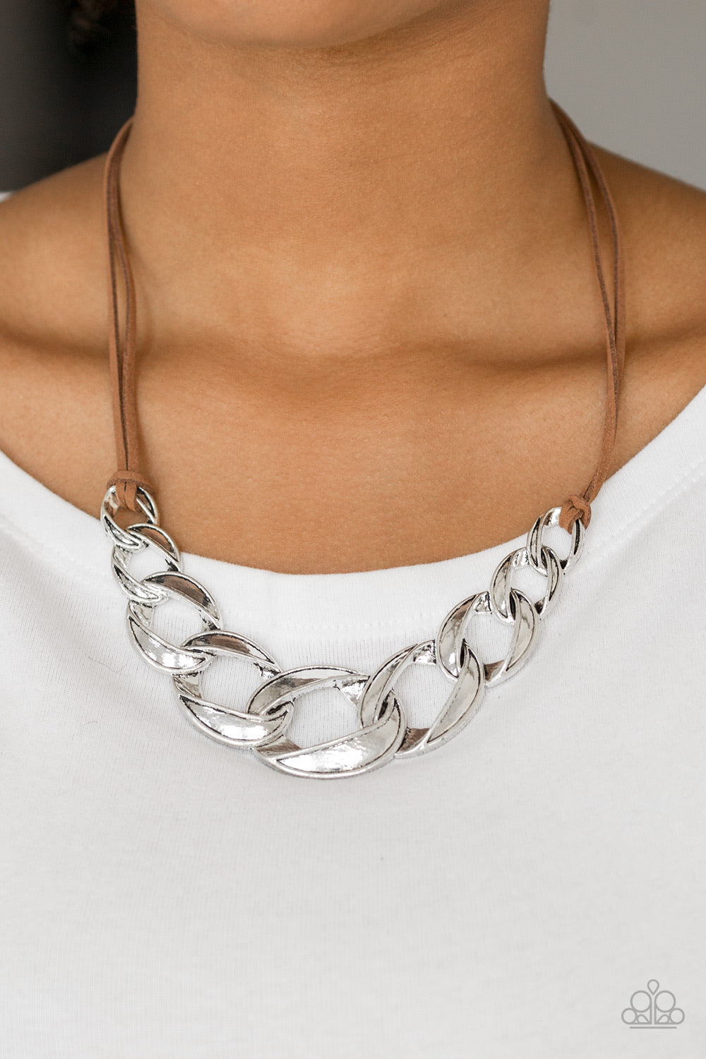 Naturally Nautical - Brown Necklace