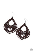 Load image into Gallery viewer, If You WOOD Be So Kind - Brown Earring
