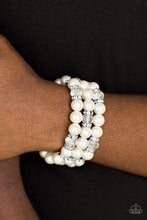 Load image into Gallery viewer, Undeniably Dapper - White Bracelet
