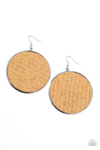Load image into Gallery viewer, Wonderfully Woven - Brown Earring
