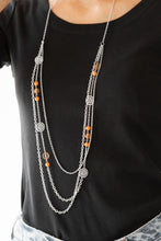 Load image into Gallery viewer, Pretty Pop-tastic! - Orange Necklace
